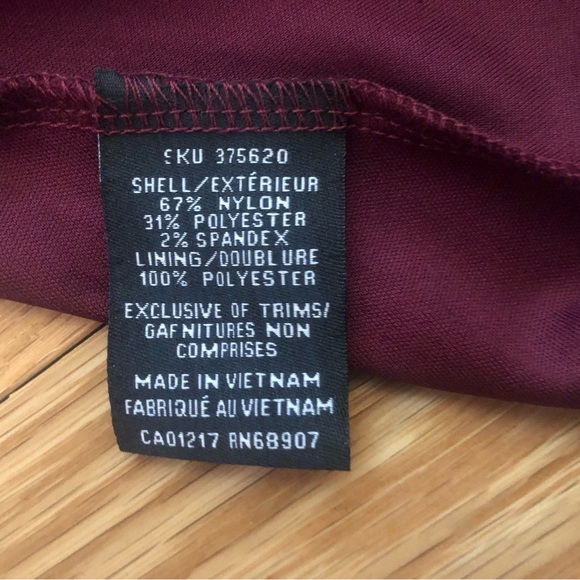 New Le Chateau sparkle lace  wine fit & flare wedding dress. - Picture 13 of 14